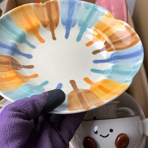 盘陶瓷制品满25拼单发货默认微瑕