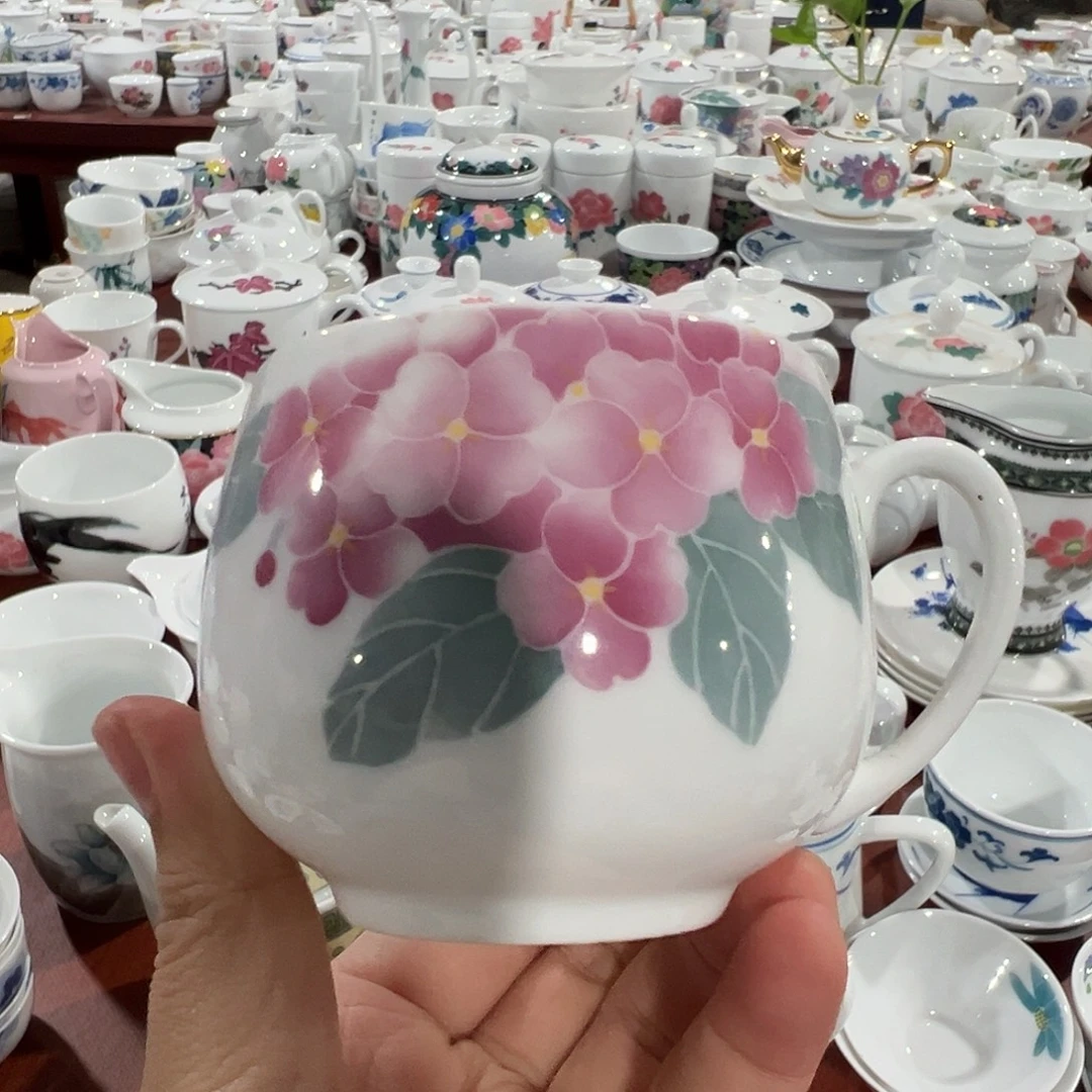 醴陵瓷直播供货基地手绘咖啡杯