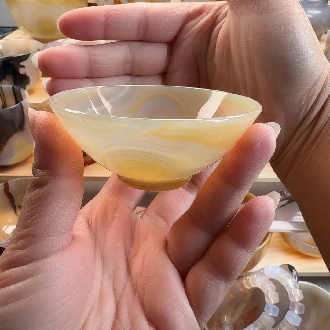 玛瑙/玉髓未镶嵌茶杯