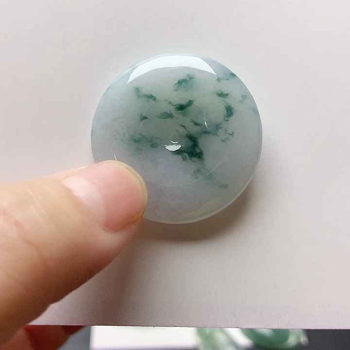 翡翠未镶嵌吊坠(不含链)平安扣