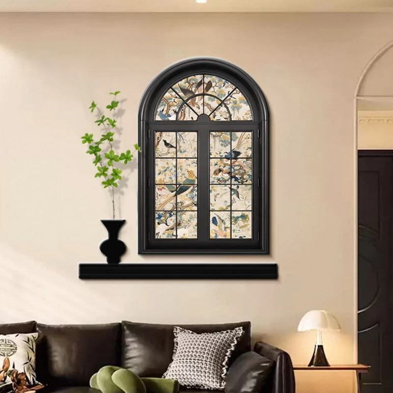 CS-015法式中古风玄关装饰画走廊过道仿真绿植客厅餐厅挂画捡漏