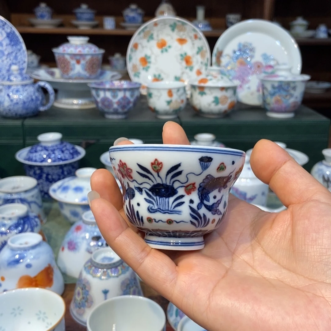 w明和堂海澡鱼葫芦杯