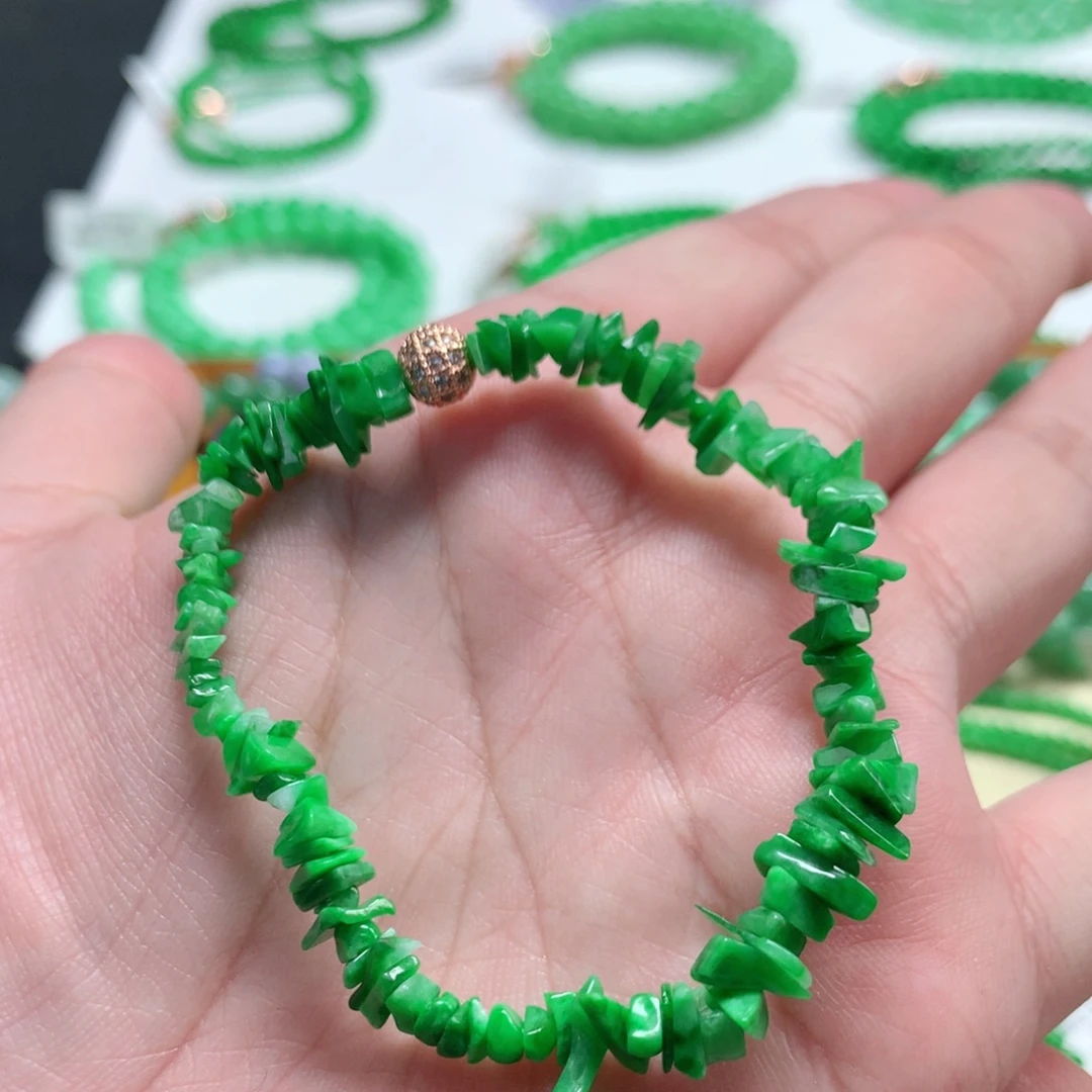翡翠未镶嵌手链翡翠