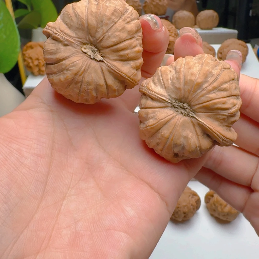 把件核桃43肚子南瓜墩