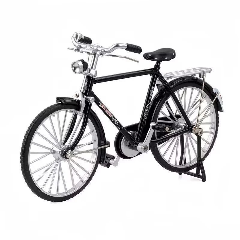 经典二八大杠自行车模型二八杠合金怀旧玩具摆件车模