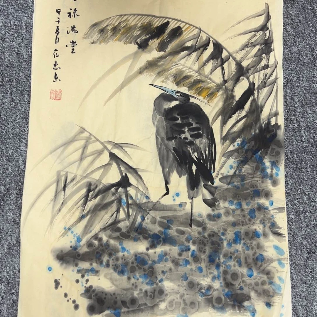 国画纯手绘字画宣纸