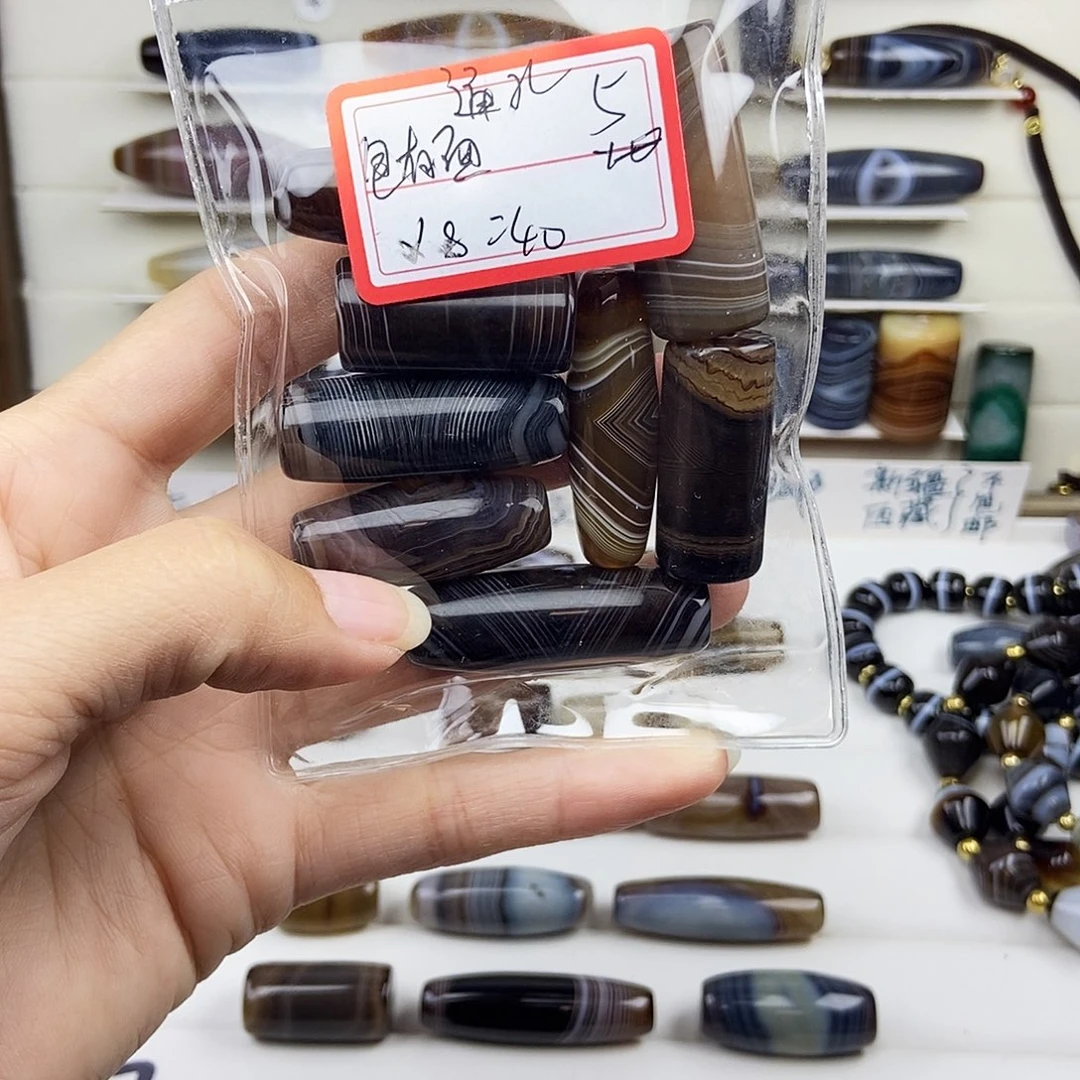 包***暿玛瑙/玉髓未镶嵌颈饰