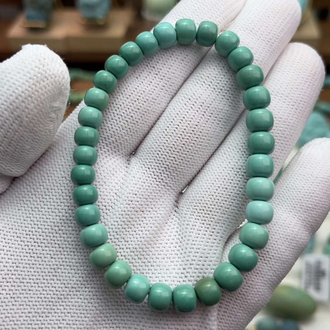 未镶嵌绿松石珠宝奇石老型6.5