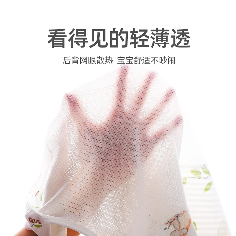 婴儿连体衣夏季薄款短袖宝宝外出服哈衣纯棉新生儿衣服夏天空调服