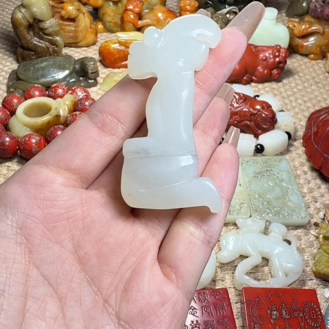 吊坠白玉菩提挂件