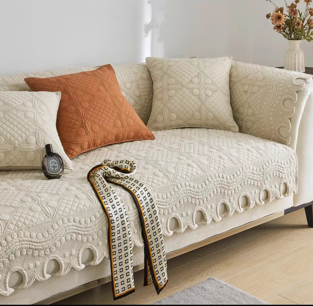 《云云家》90起纯棉美人鱼防滑沙发垫