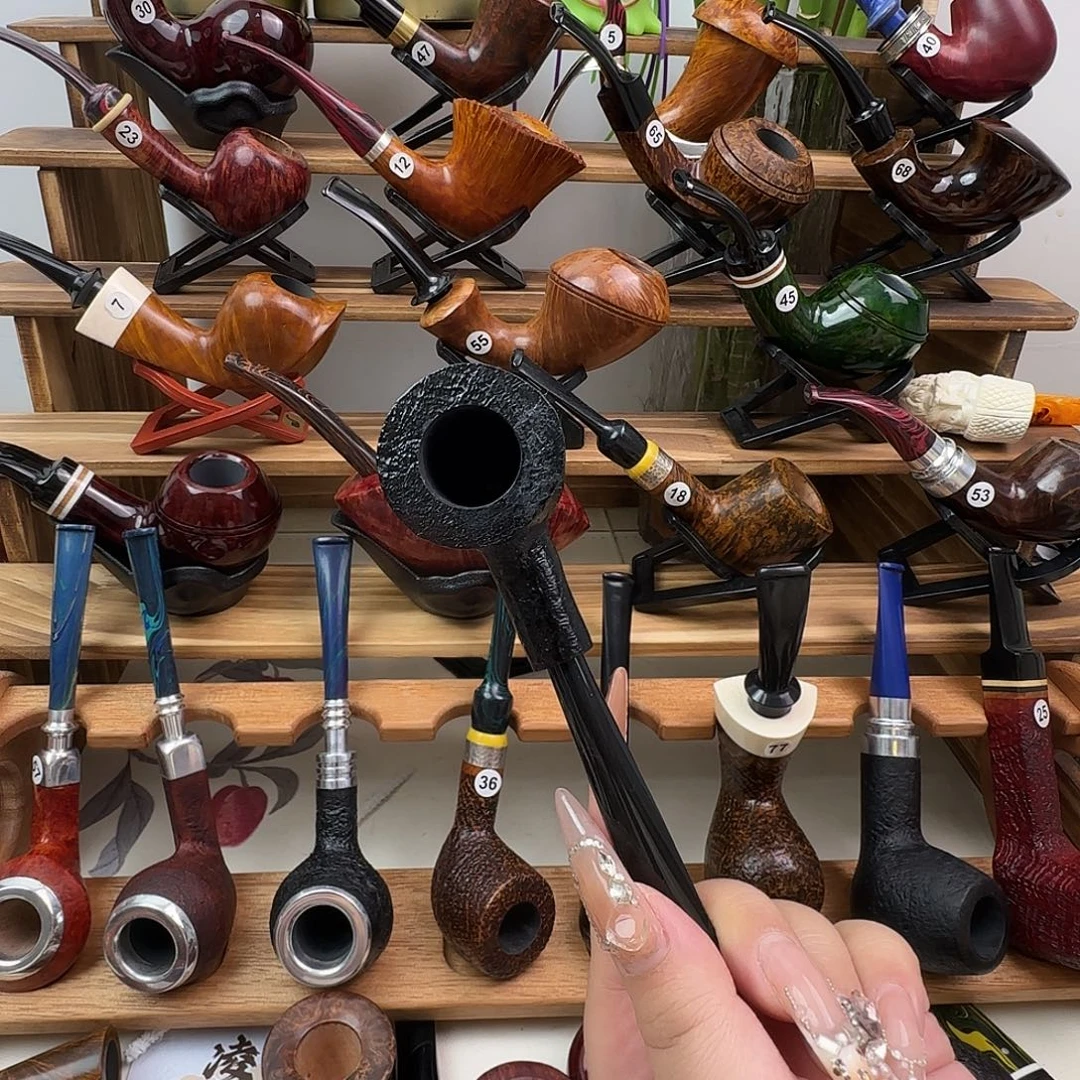 石楠木手工锤子烟斗