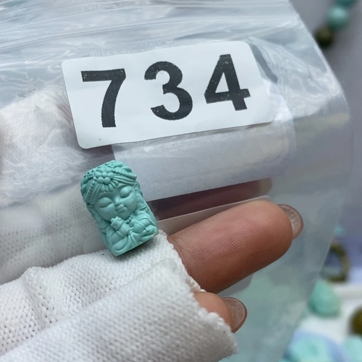 绿松石珠宝奇石未镶嵌Y****拥