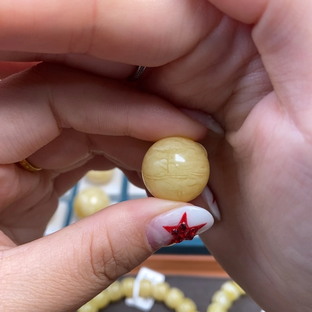 蜜蜡未镶嵌珠宝奇石17.1mm