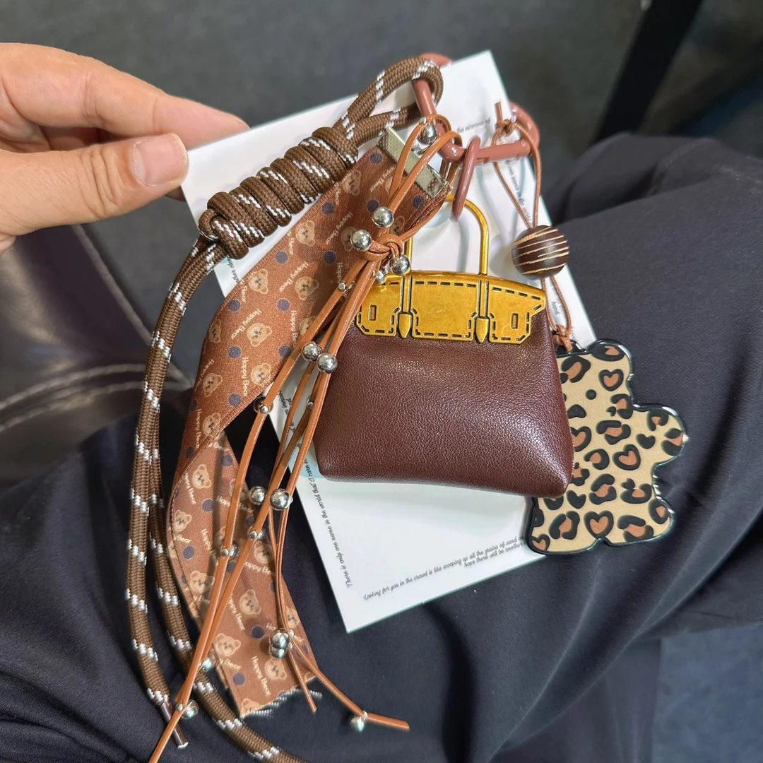 2025新款ins挂绳美拉德创意包包韩系挂件