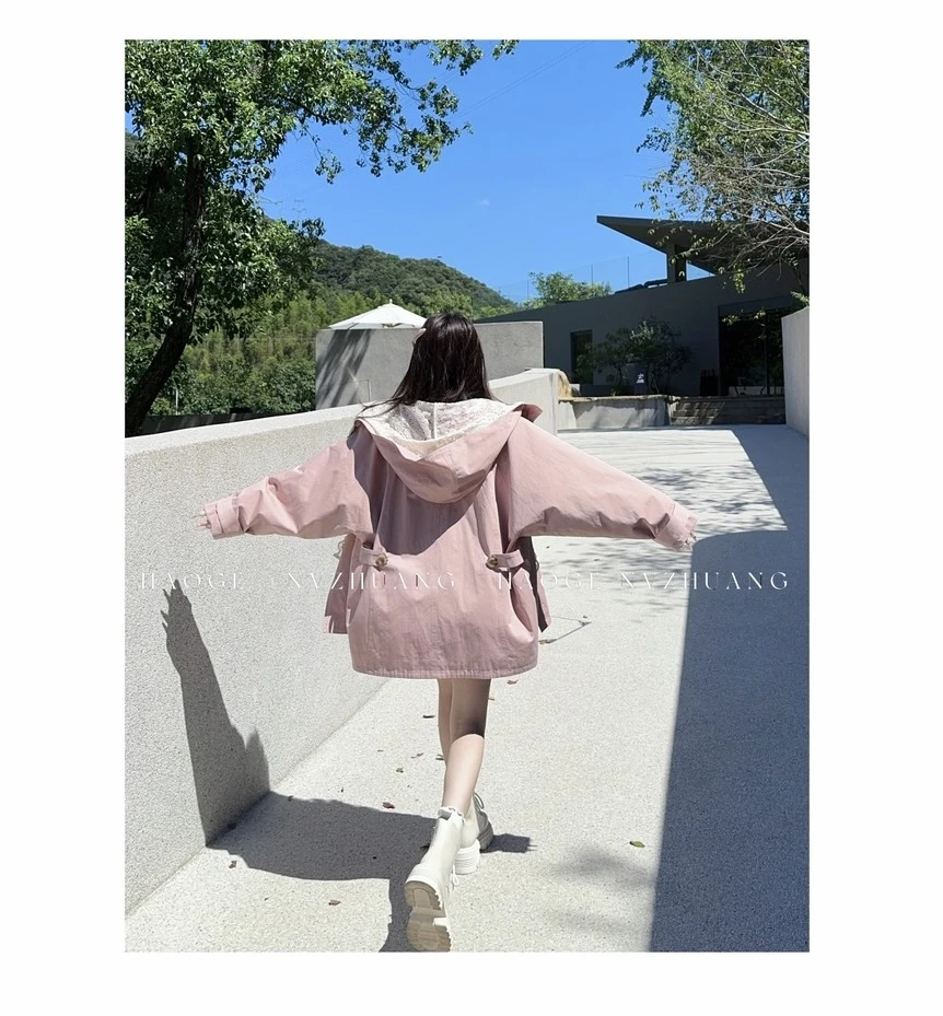 【蕾丝绮梦】休闲外套蕾丝短秋季新款时尚薄款气质宽松韩版小众显瘦