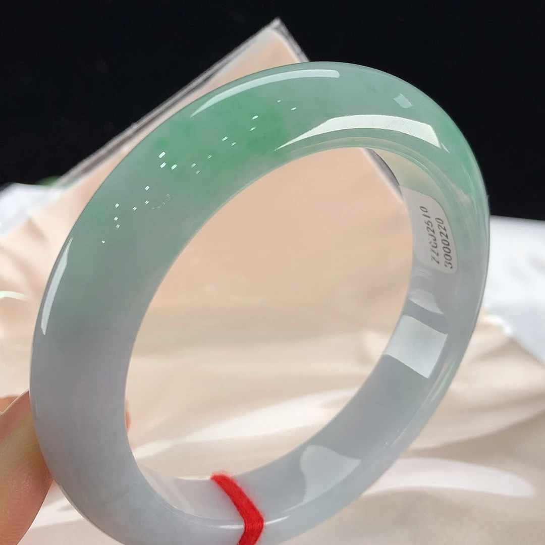 翡翠未镶嵌手镯0220