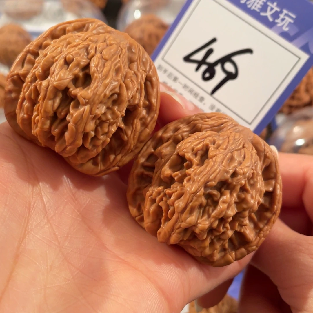 把件文玩核桃469号4.5虎头