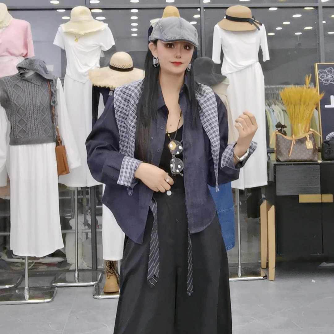 627牛仔拼接高品质外套A5-12