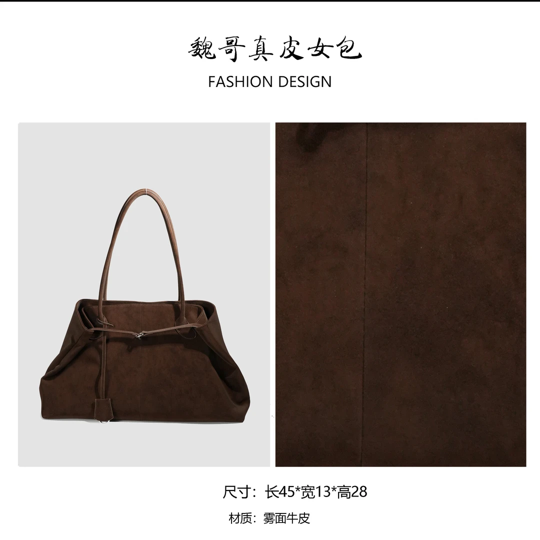 新款百搭时尚潮流简约手提包1685-1#深拿铁【W】