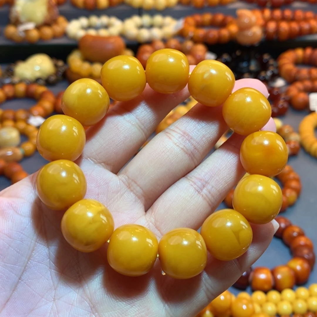 【闪购商品】未镶嵌蜜蜡手串不****门蜜蜡手串