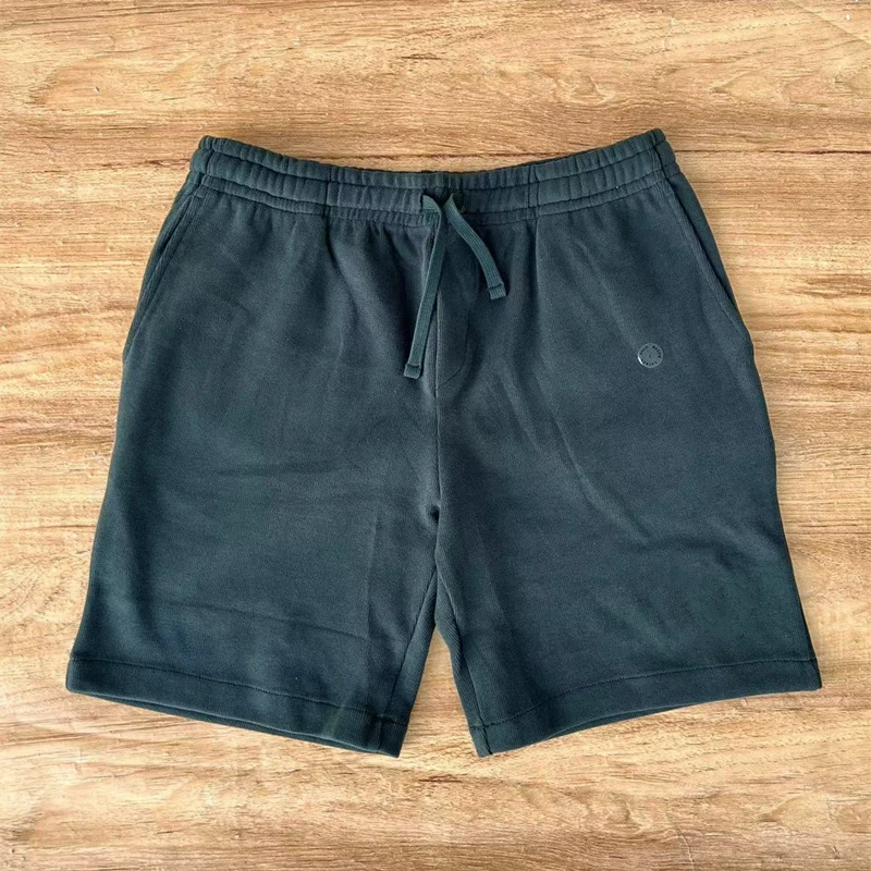 437-骑马劳刺绣针织休闲短裤，男女款，纯棉特殊面料,吸湿排汗