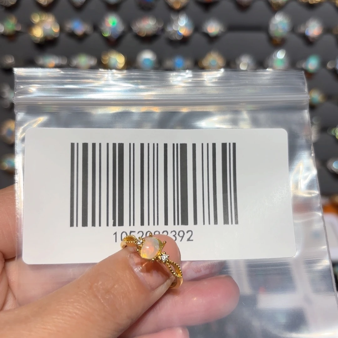 海蓝宝石戒圈银S925镶嵌t***x