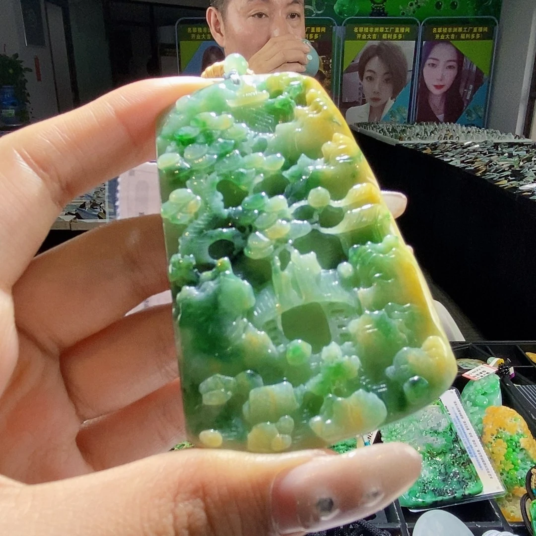 颈饰未镶嵌翡翠翡翠