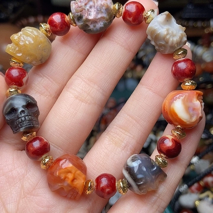 玛瑙/玉髓未镶嵌手链