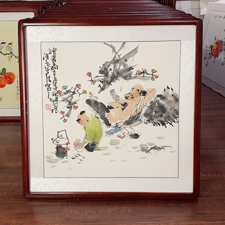 国画带框尺寸63*63厘米