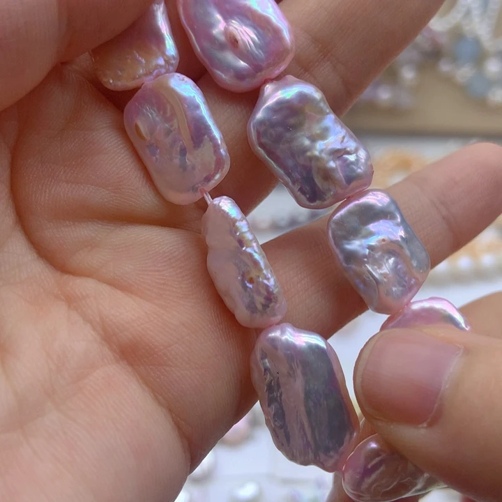 苏***）颈饰未镶嵌淡水珍珠