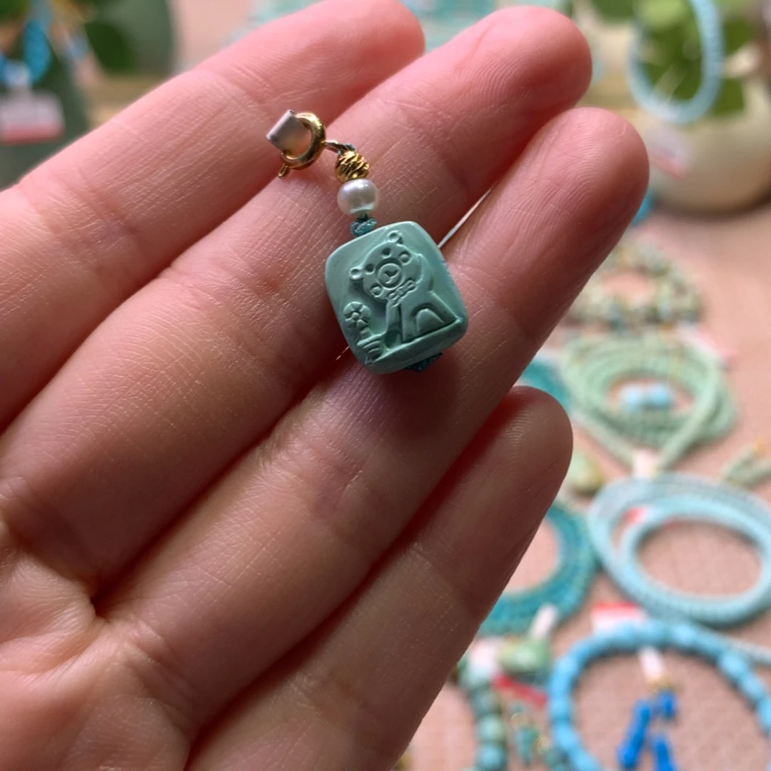 绿松石未镶嵌配饰