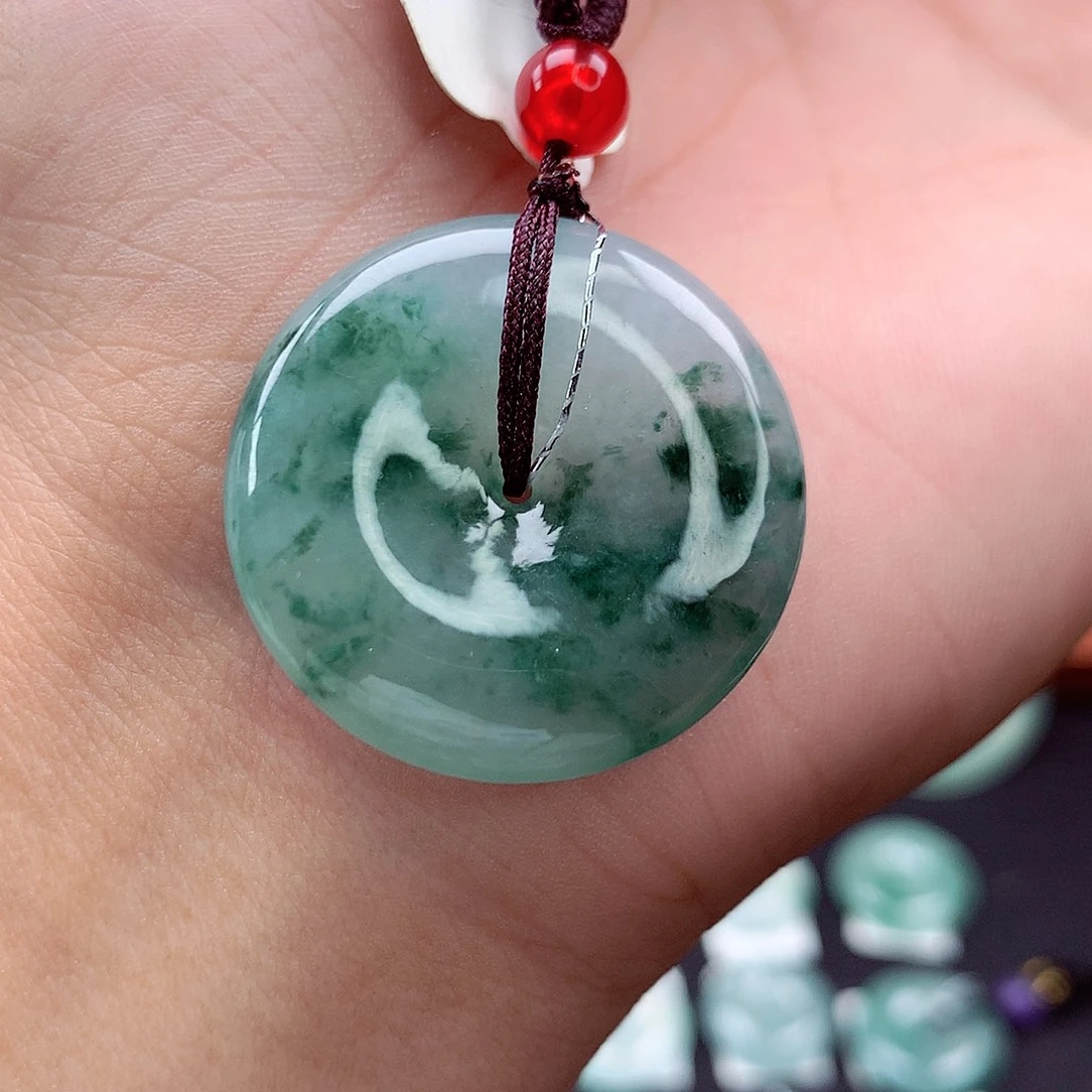 翡翠未镶嵌颈饰15 尺寸29-6