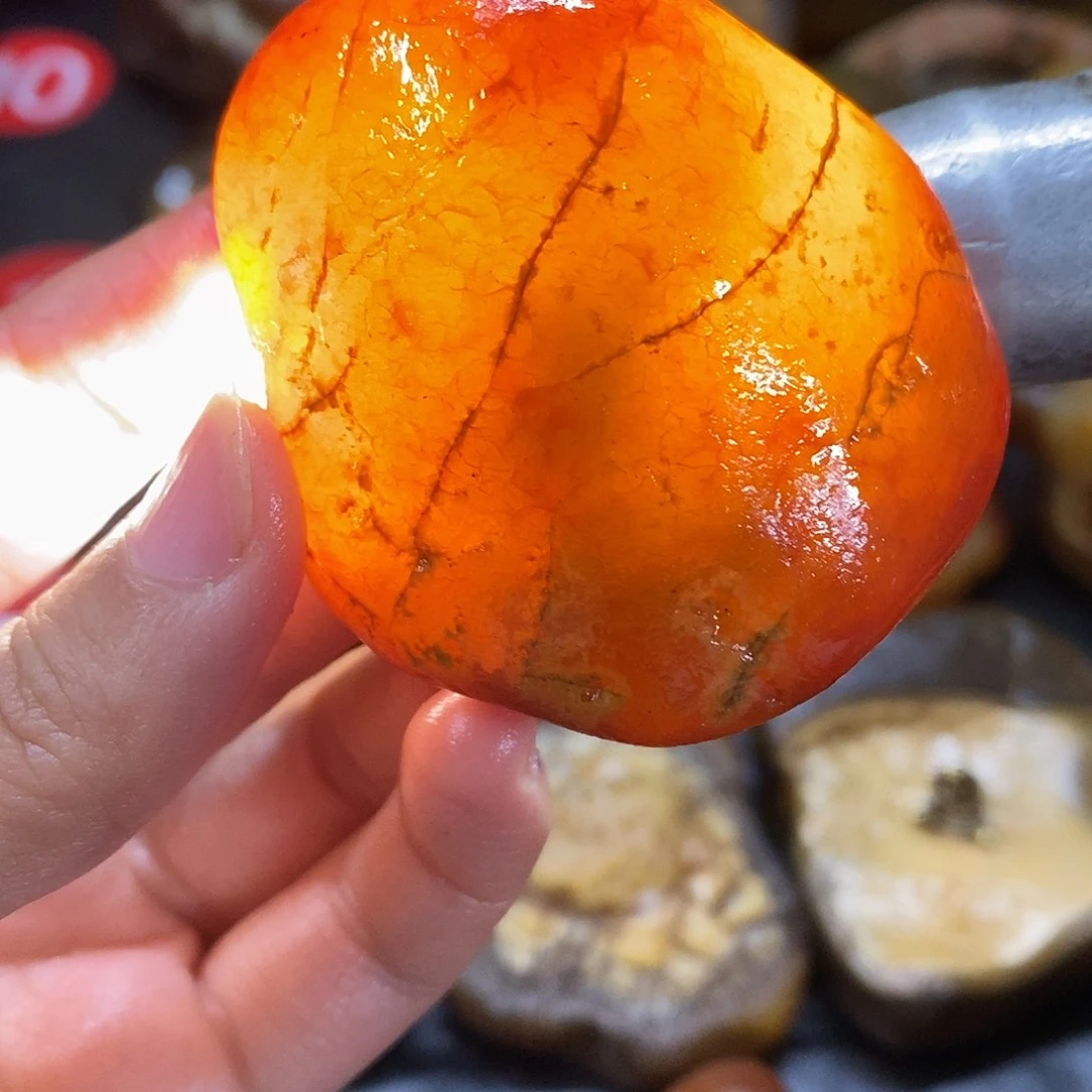 玛瑙/玉髓未镶嵌手把件