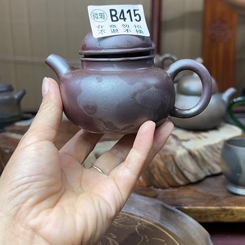 留***语戬谷龙窑柴烧茶壶415