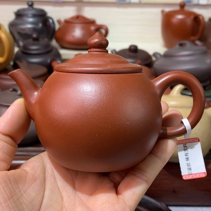 大***子茶壶紫砂微瑕处理一把