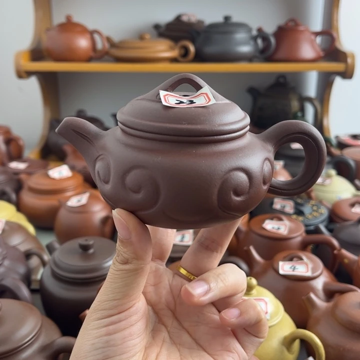 茶壶紫砂150cc底槽清半手微瑕