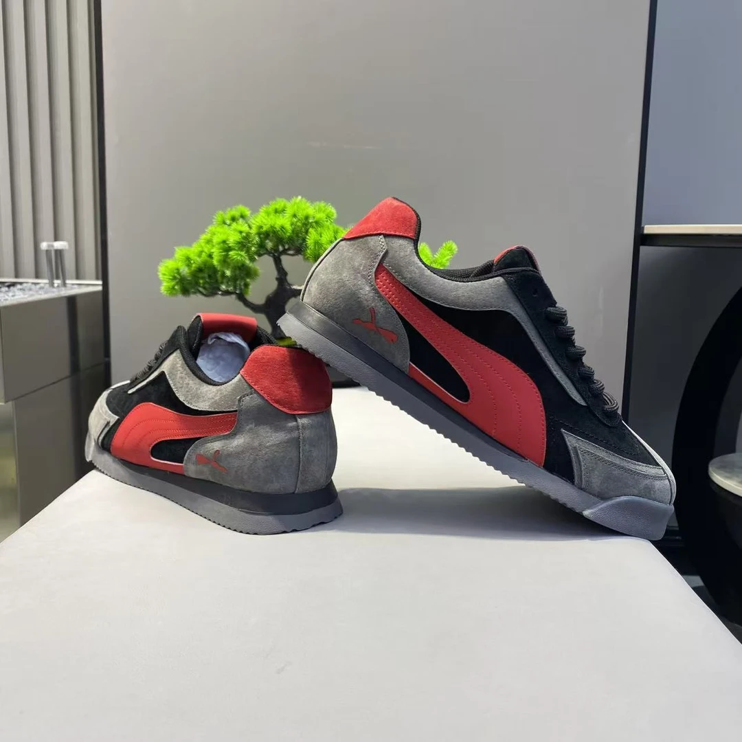 【皮鞋码】新款皮面百搭洋气休闲舒适轻便个性男款潮鞋pd