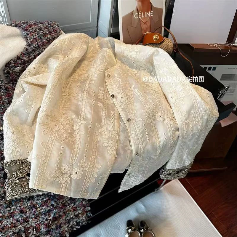 桃子自制 230 爆款蕾丝刺绣外套