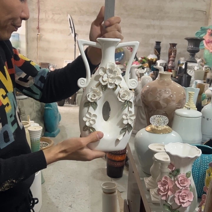 摆件高度30厘米口径5厘米微瑕捡漏