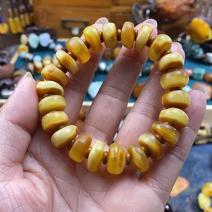 蜜蜡未镶嵌手串手串