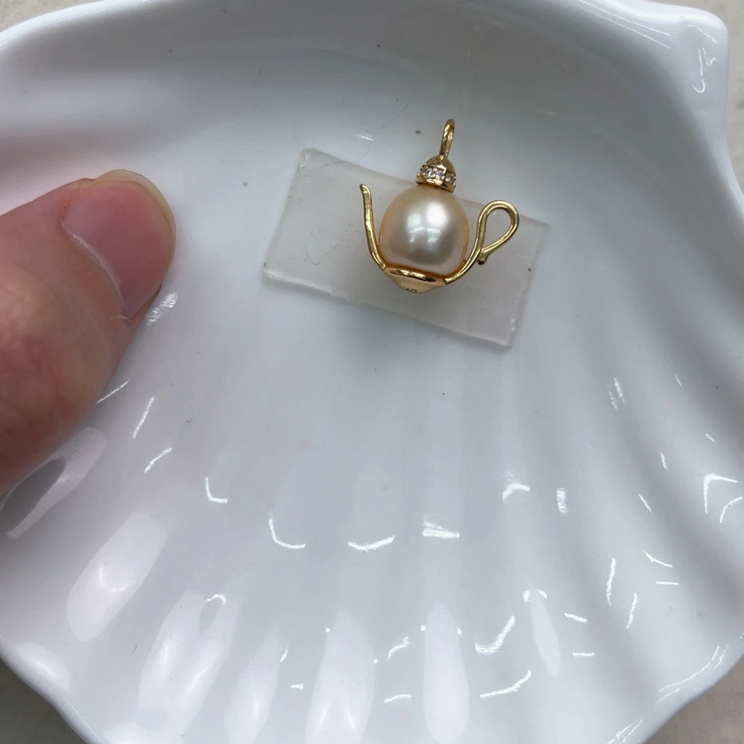 银S925镶嵌颈饰海水珍珠