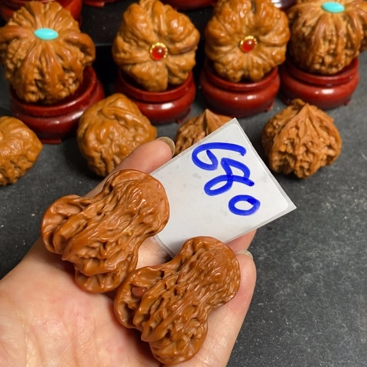 文玩核桃把件葫芦680