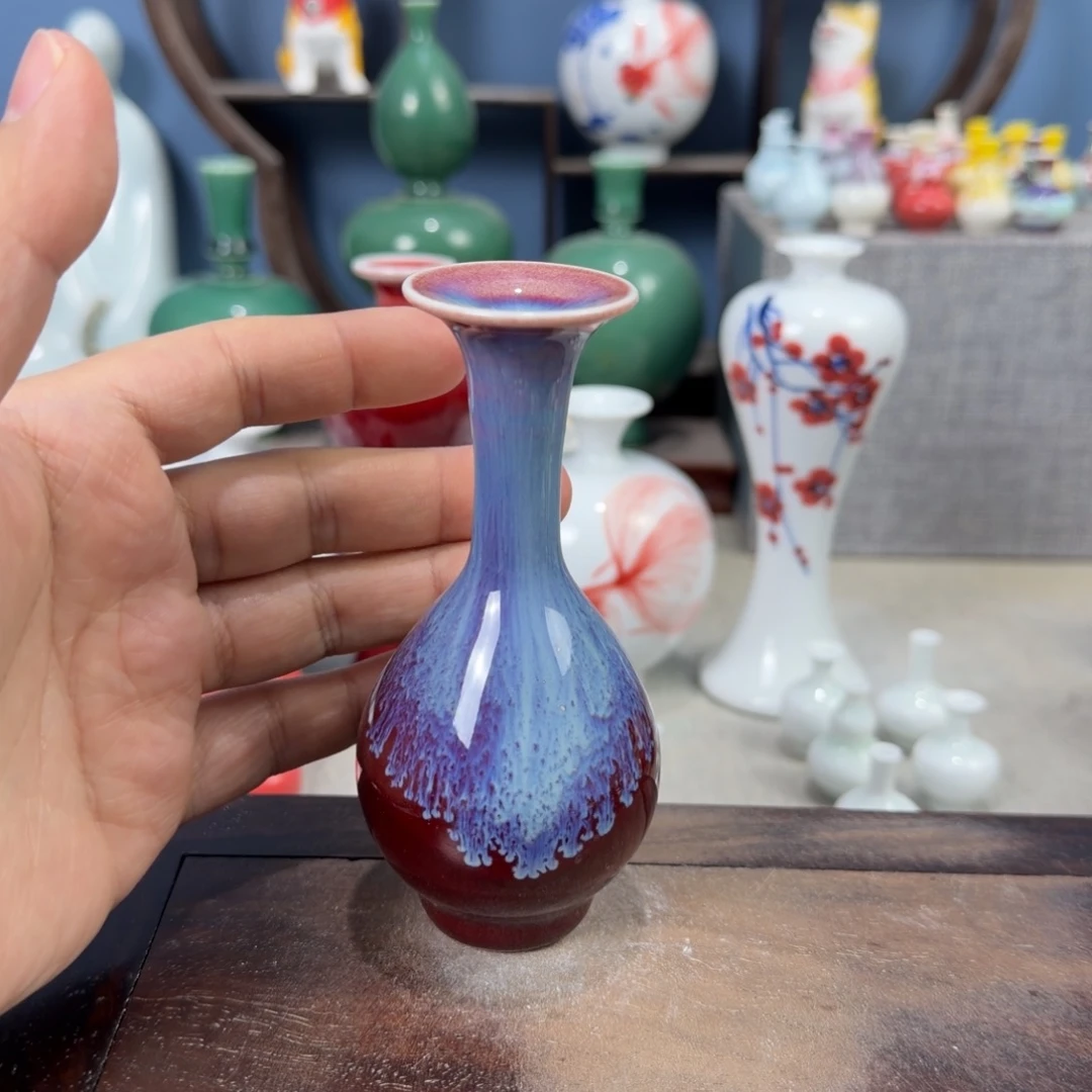 陶瓷手工小花器摆件