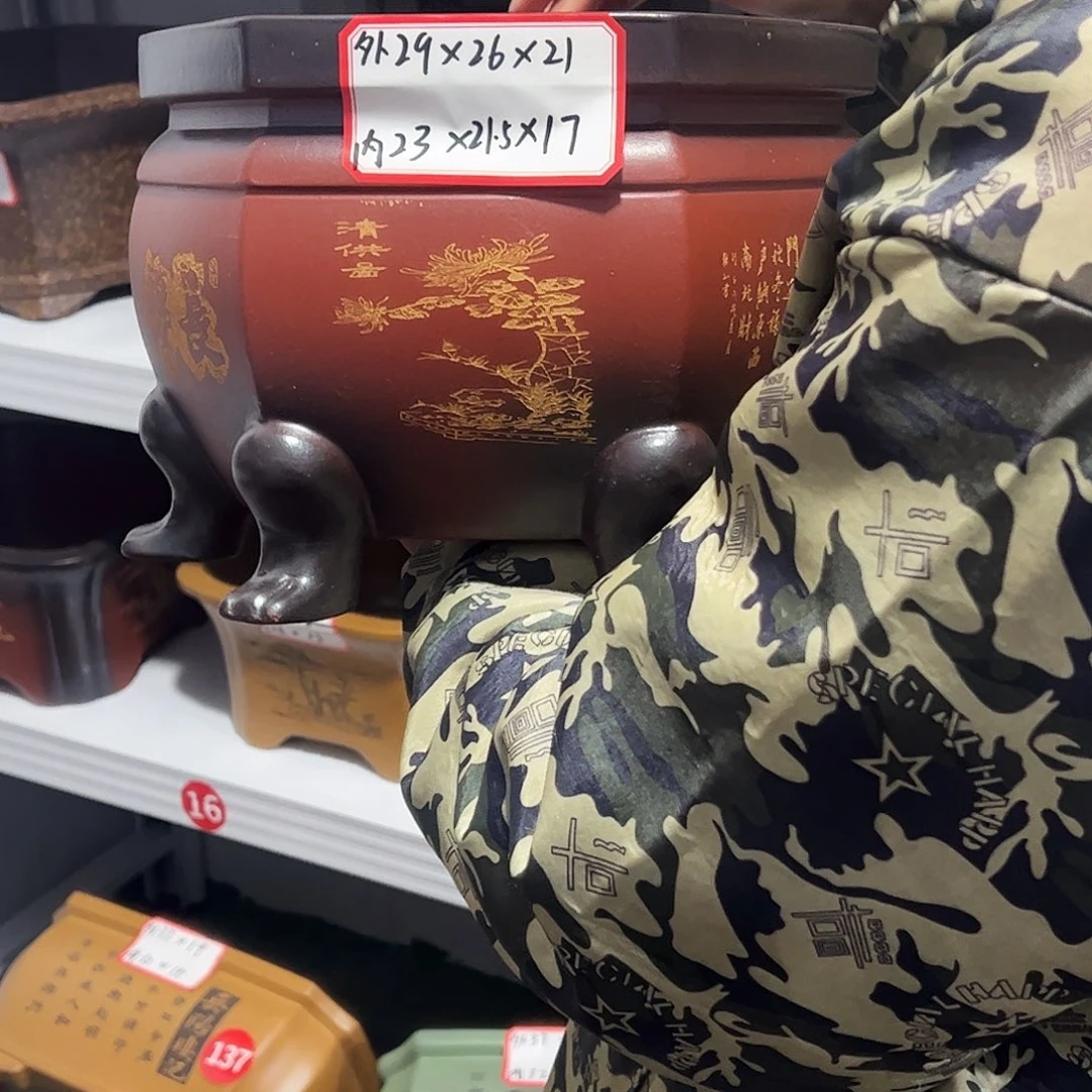 紫砂其他紫砂花盆