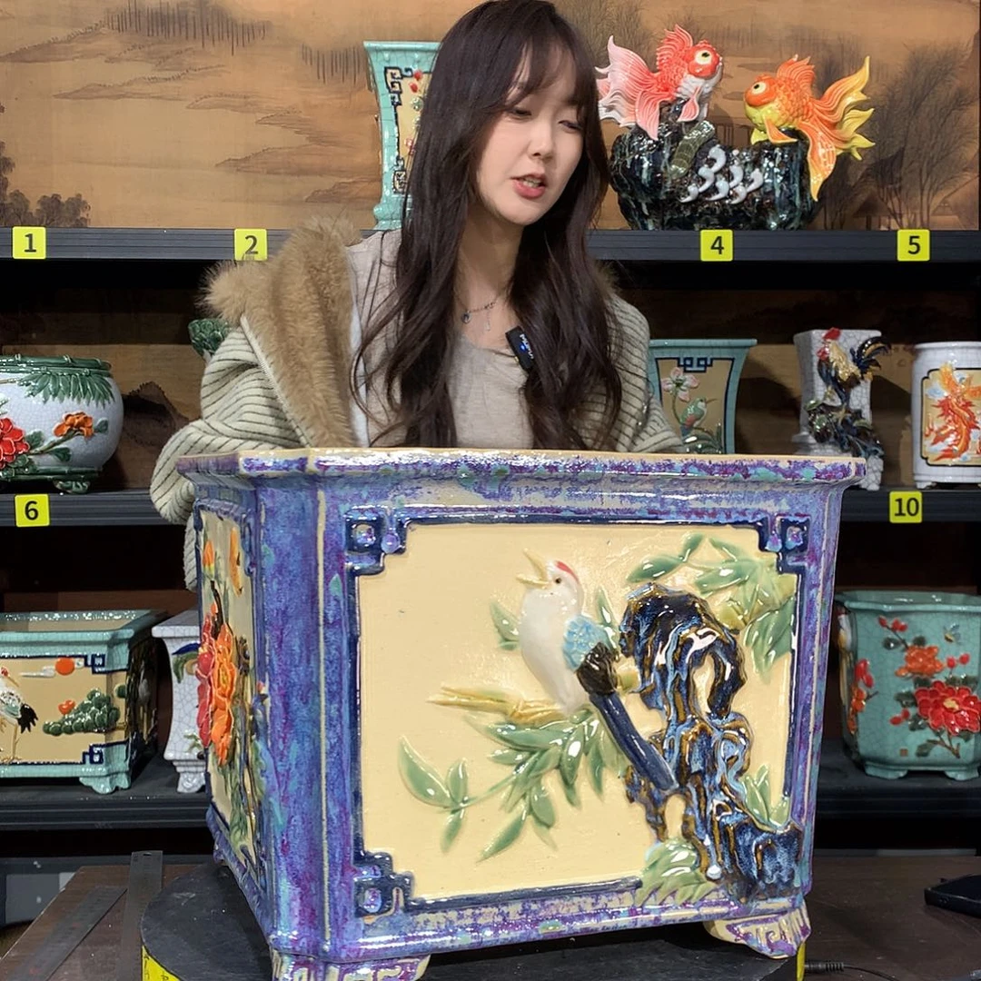 ꧁***꧂高温烧制石湾盆花盆