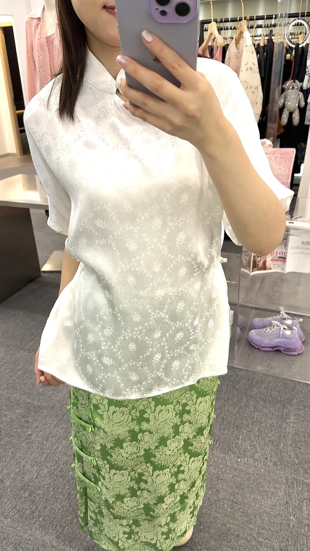 【壹壹专属】新中式简约舒适时尚休闲百搭半裙BQ200131