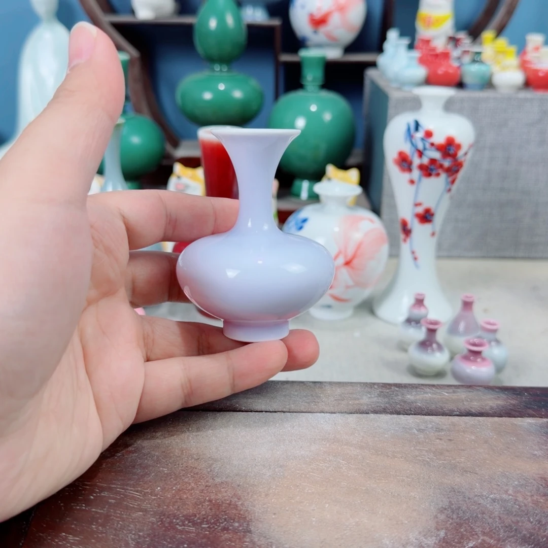 陶瓷手工小花器摆件
