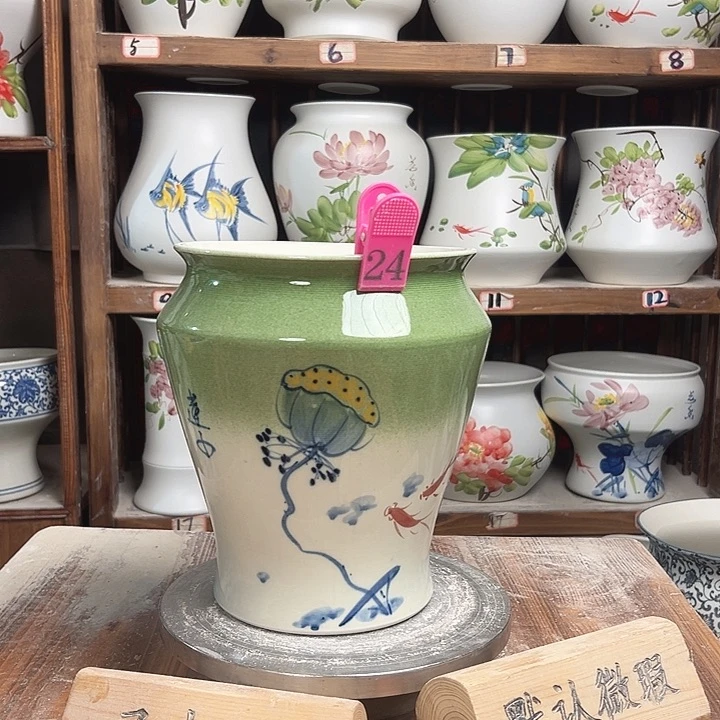 摆件24大微瑕新款陶瓷陶瓷