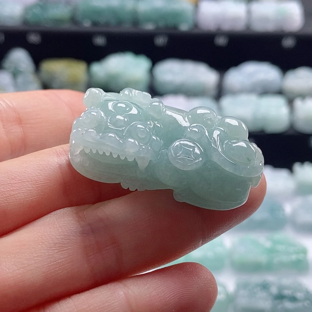 颈饰未镶嵌翡翠翡翠貔貅